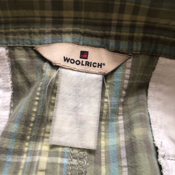 Woolrich Olive Plaid Mini Skirt - Picture 3 of 7